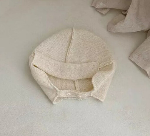 Knit hat - cream