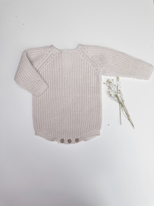 Knit Bart bodysuit cream