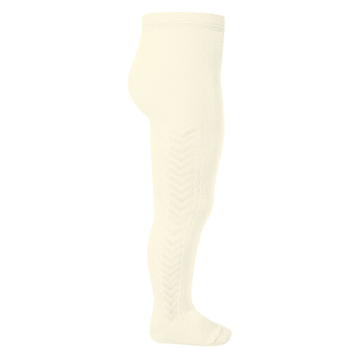 Condor side patterned tights - BEIGE