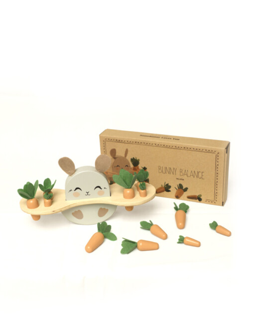 Mrs Ertha Bunny balance wood puzzle