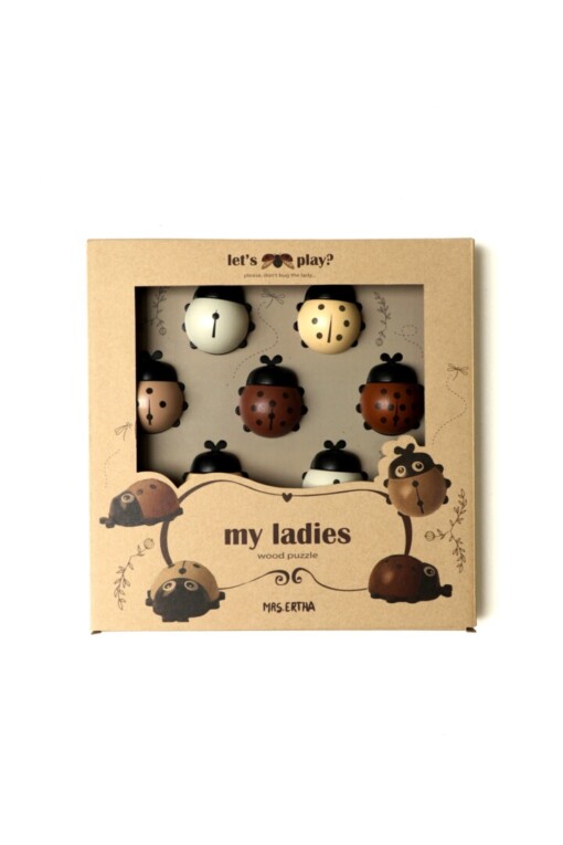Mrs Ertha ladybug wood puzzle