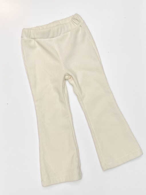 Mink flared broek - CREAM