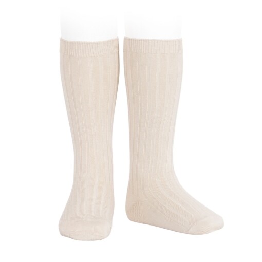 Condor rib knee socks - LINNEN 304
