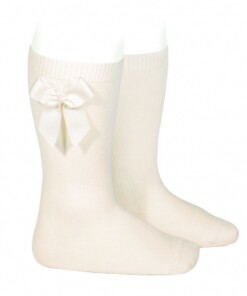 Condor bow basic socks - BEIGE 303