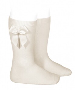 Condor bow basic socks - LINNEN 304