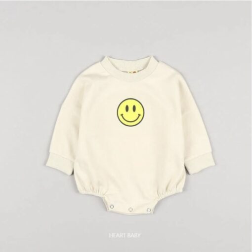 Big smile bodysuit - CREAM
