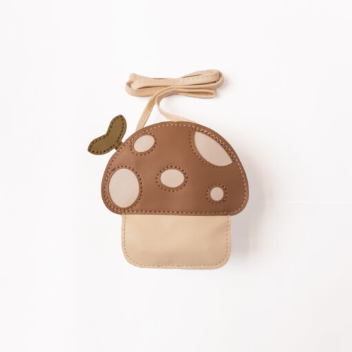 Mrs Ertha schoudertasje / mini wallet - Mushroom