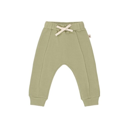 Piped trim pants - OLIVA