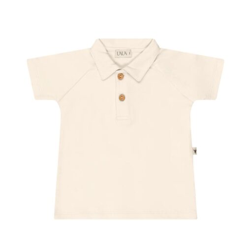 Polo T-shirt short sleeves - CREMA