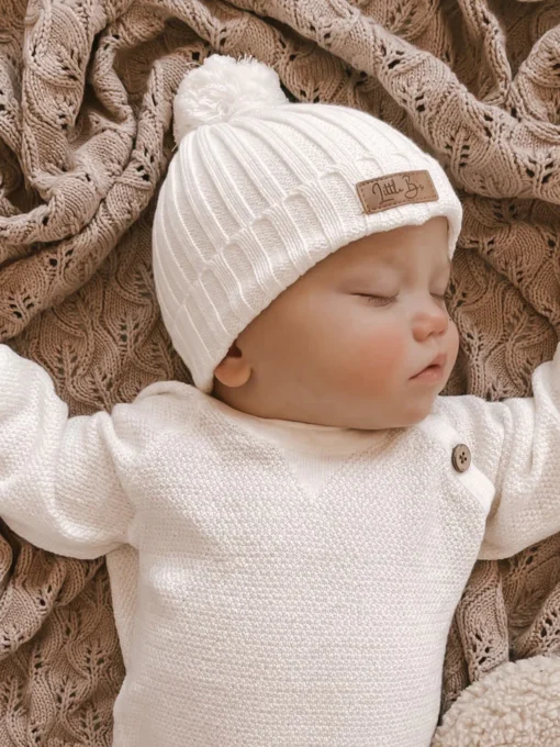 Gebreide muts | Milk | Lillemoon