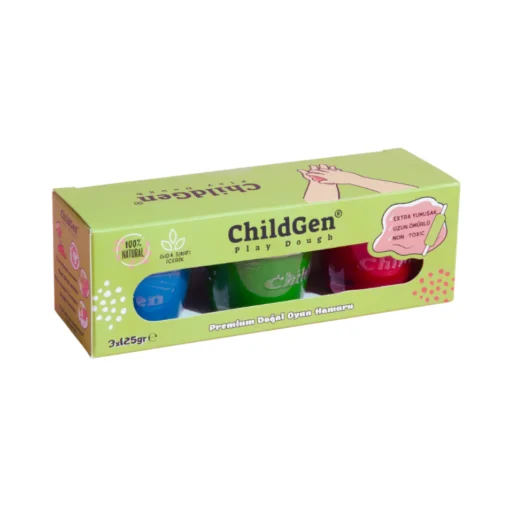 ChildGen | Play Dough 3 pack | Rood-blauw-groen