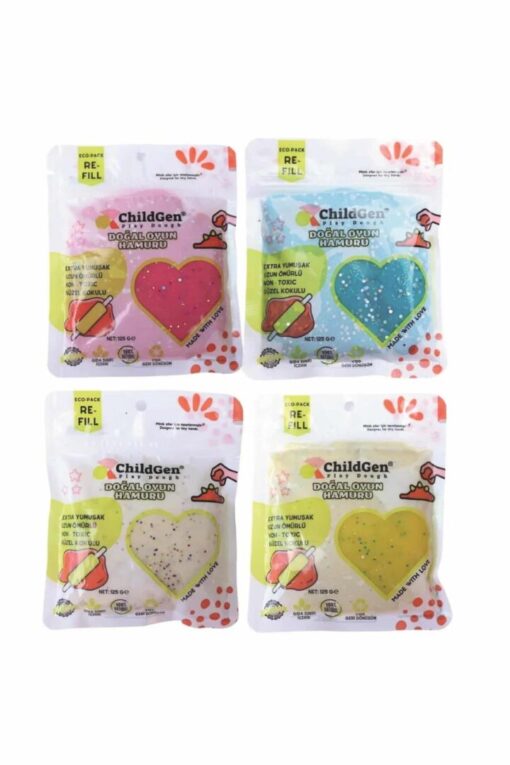 ChildGen | Play dough | Glitter 4 pack