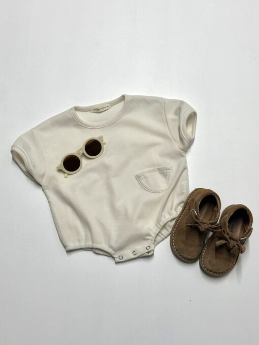 Waffle bodysuit - CRÈME