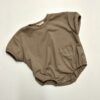 Waffle bodysuit - BROWN
