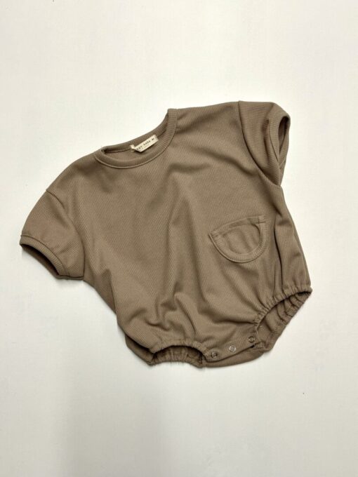 Waffle bodysuit - BROWN
