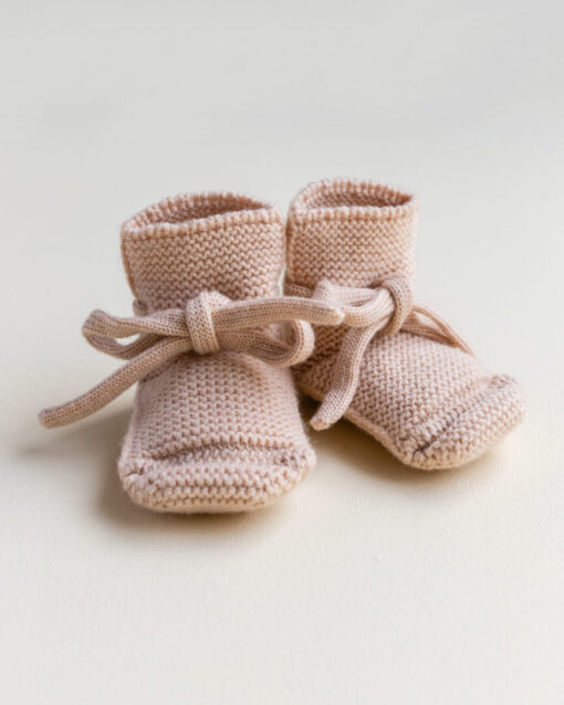 Hvid Baby slofjes | Apricot