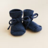 Hvid Baby slofjes | Blue