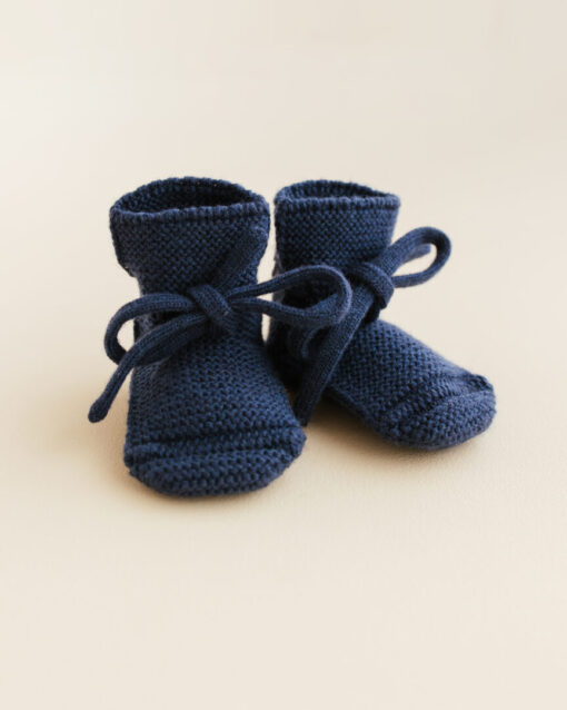 Hvid Baby slofjes | Blue