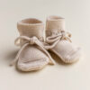 Hvid Baby slofjes | Cream