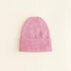 Hvid Beanie Fonzie newborn | Cotton Candy