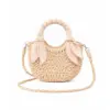 Mrs Ertha Mini straw bag - Petite Petals
