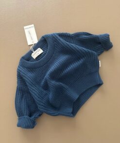 Guapoo Chunky Sweater | Deep Blue