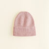 Hvid Beanie Fonzie newborn | Powder