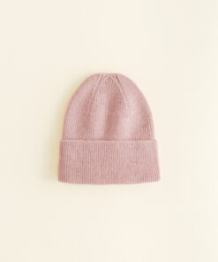 Hvid Beanie Fonzie newborn | Powder