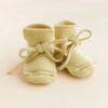 Hvid Baby slofjes | Light Yellow