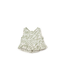 Play Up | Printed Woven Top | Green
