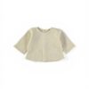 Pequeño Tocon | Mousseline longsleeve top | Beige