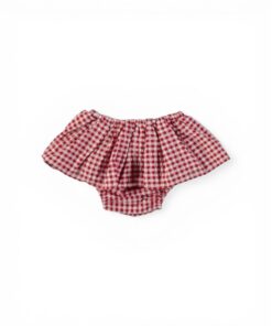 Pequeño Tocon | Vichy Bloomer Red