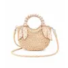 Mrs Ertha Mini straw bag - Tiny Heart