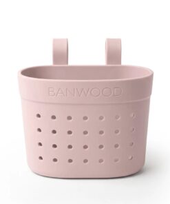 Banwood Pin & ride mandje | Faded pink