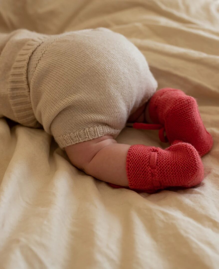 Hvid Baby slofjes | Lollipop - Afbeelding 2