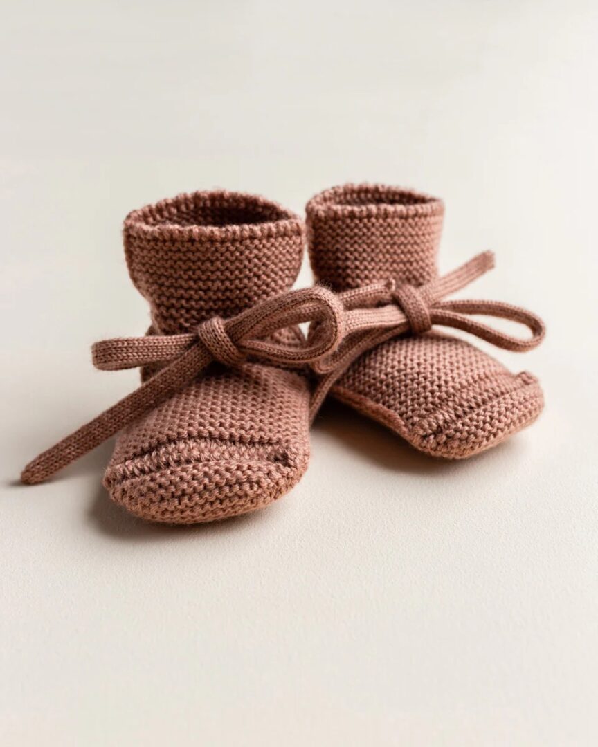Hvid Baby slofjes | Terracotta